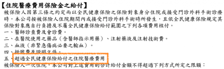 實支實付概括式條款